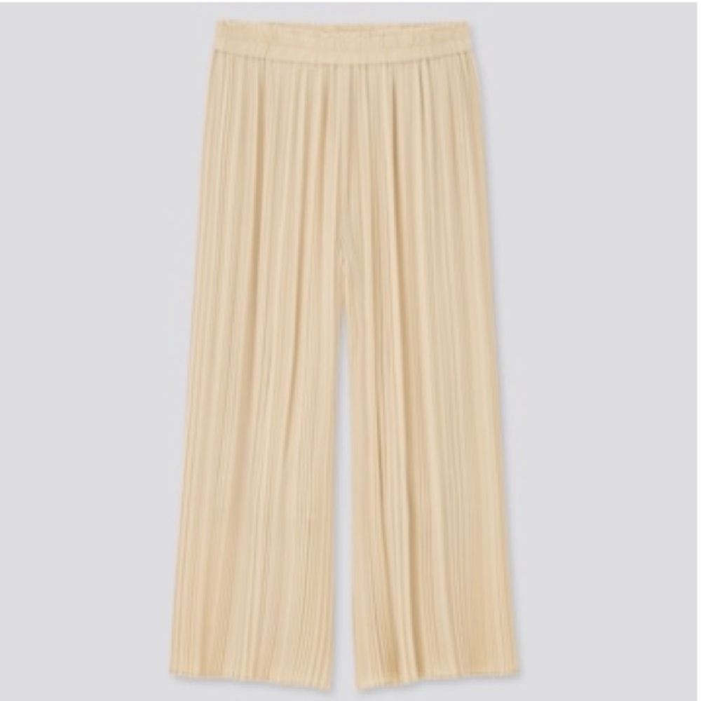 UNIQLO WOMEN CHIFFON PLEATED SKIRT PANTS